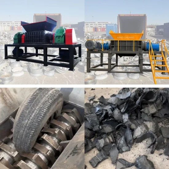 Automatic Tire Recycling Rubber Granule Tire Shredder Machine Crusher